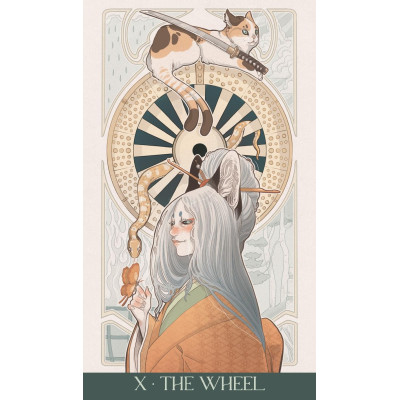 Карти таро Японське Арт нуво Преміум Lo Scarabeo - Japanese Art Nouveau Tarot Premium Lo Scarabeo