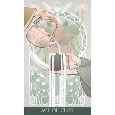Карти таро Японське Арт нуво Преміум Lo Scarabeo - Japanese Art Nouveau Tarot Premium Lo Scarabeo