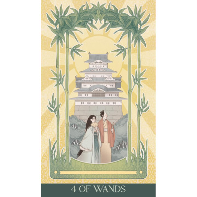 Карти таро Японське Арт нуво Преміум Lo Scarabeo - Japanese Art Nouveau Tarot Premium Lo Scarabeo