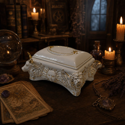 Таро Райдера Уэйта. Подарочный набор карт Гигантское Золотое Таро в шкатулке