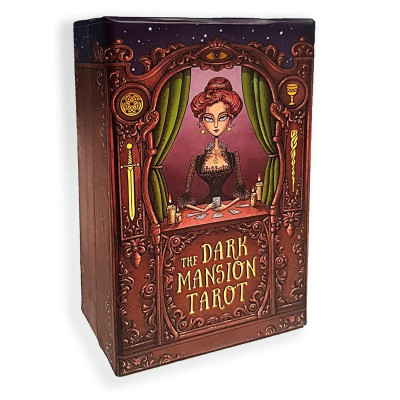 Таро Тёмный Особняк (The Dark Mansion Tarot), стандартная версия 12 см, 4-е издание, золотые срезы