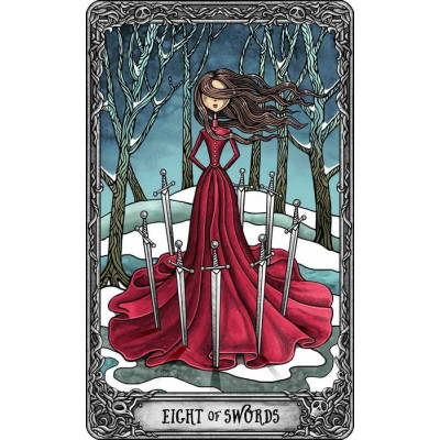 Таро Тёмный Особняк (The Dark Mansion Tarot), стандартная версия 12 см, 4-е издание, золотые срезы