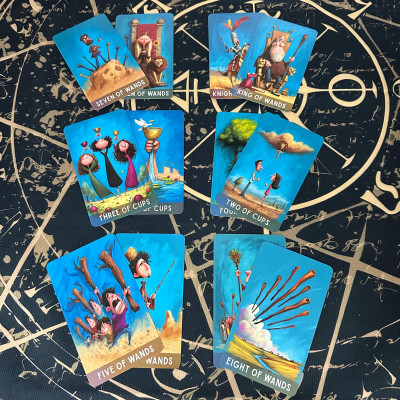 Карти Таро Німфа у дерев'яній коробці (Nymph Tarot)