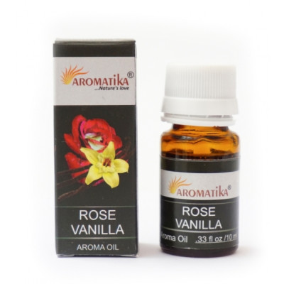 Ароматическое масло Роза с ванилью Aromatika Oil Rose Vanilla 10ml.