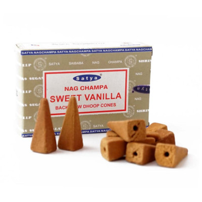 Satya Back Flow cones SWEET VANILLA Сладная ваниль