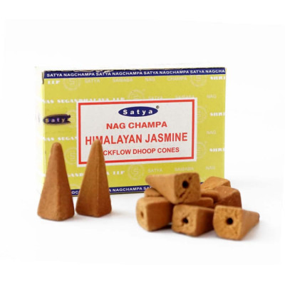 Satya Back Flow cones HIMALAYAN JASMINE Гималайский жасмин